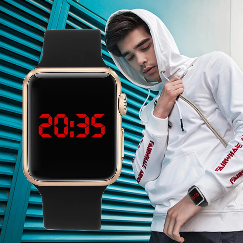 Watch For Men LED Digital 2025 new Sports Watches 2023 New Wristwatch For Women 50m Waterproof Electronic Clock relogio masculino relogio