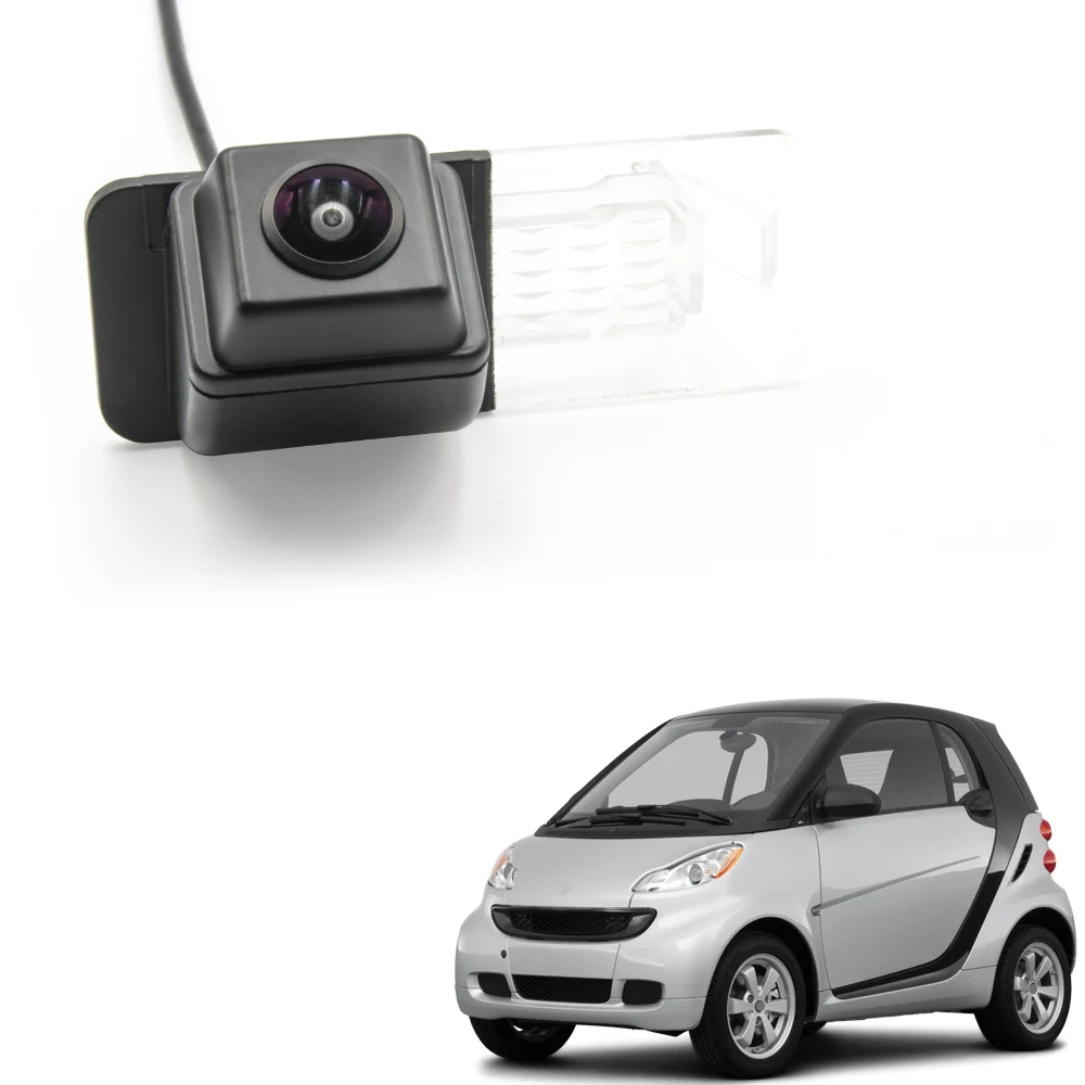 CCD HD AHD Fisheye Rear View Camera For Smart Fortwo W450 W451 1999-2014 Smart EQ Fortwo/Smart ED Car Reverse Parking Monitor