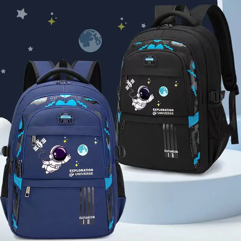 2023 New Children School Bags Kids Large Capacity Backpack In Primary Schoolbag Teenager Boys Waterproof Backpacks Book Bag