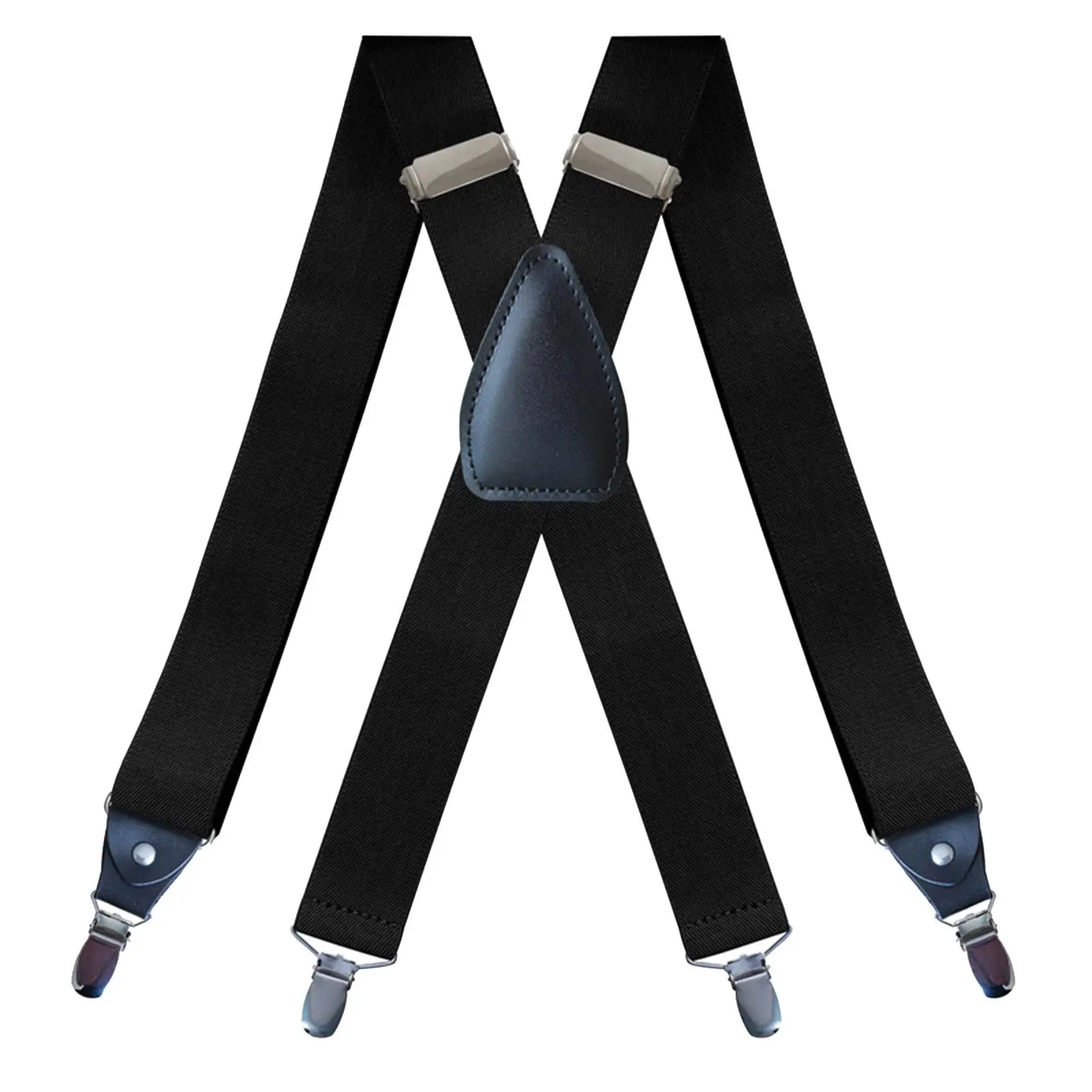 Men's Suspenders new 2025 Heavy Duty 4 Clips Pants Brace Unisex for Work Womens