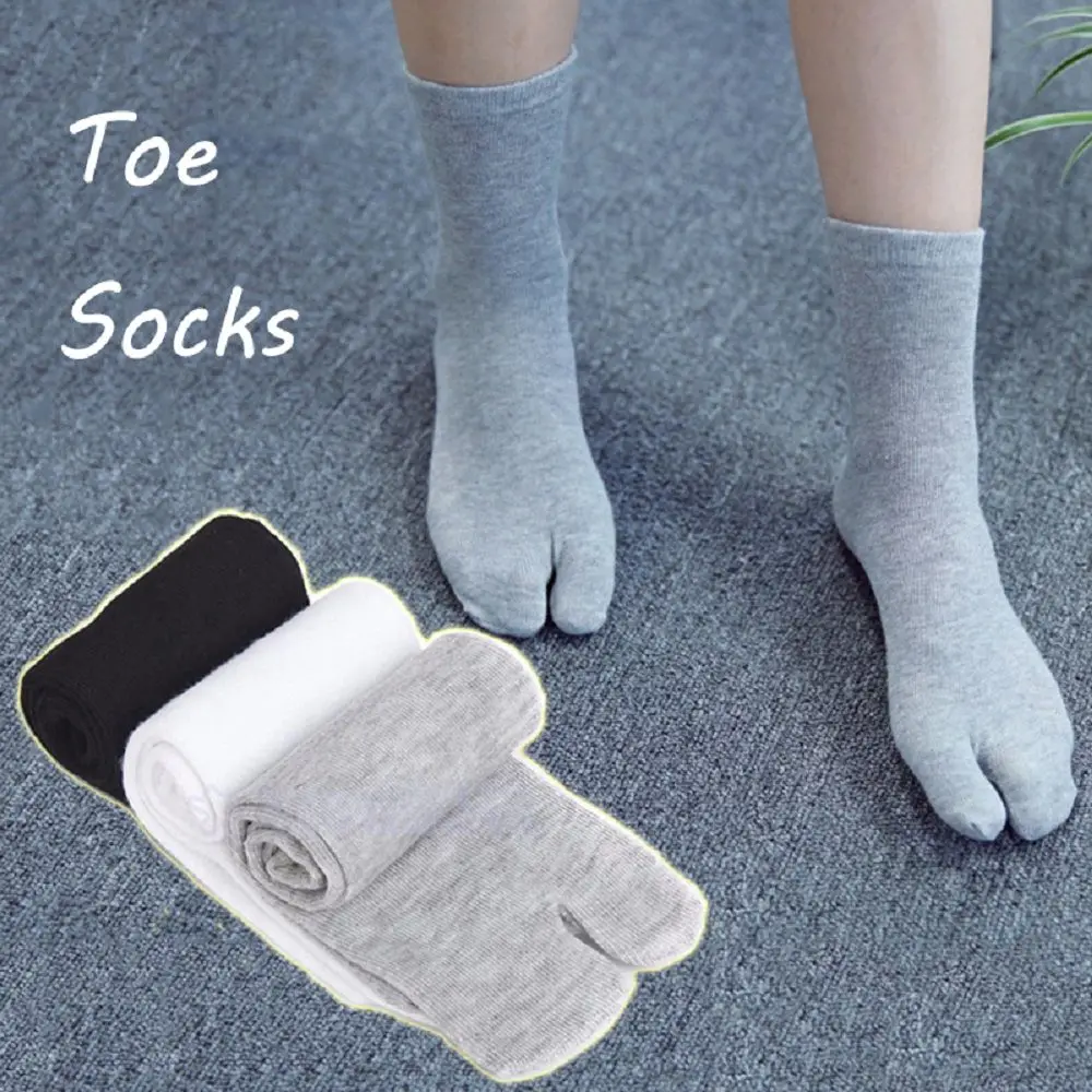 1Pairs Breathable Two Fingers Socks Practical Unisex Japanese Kimono Flip Flop Sandal Split Toe Socks