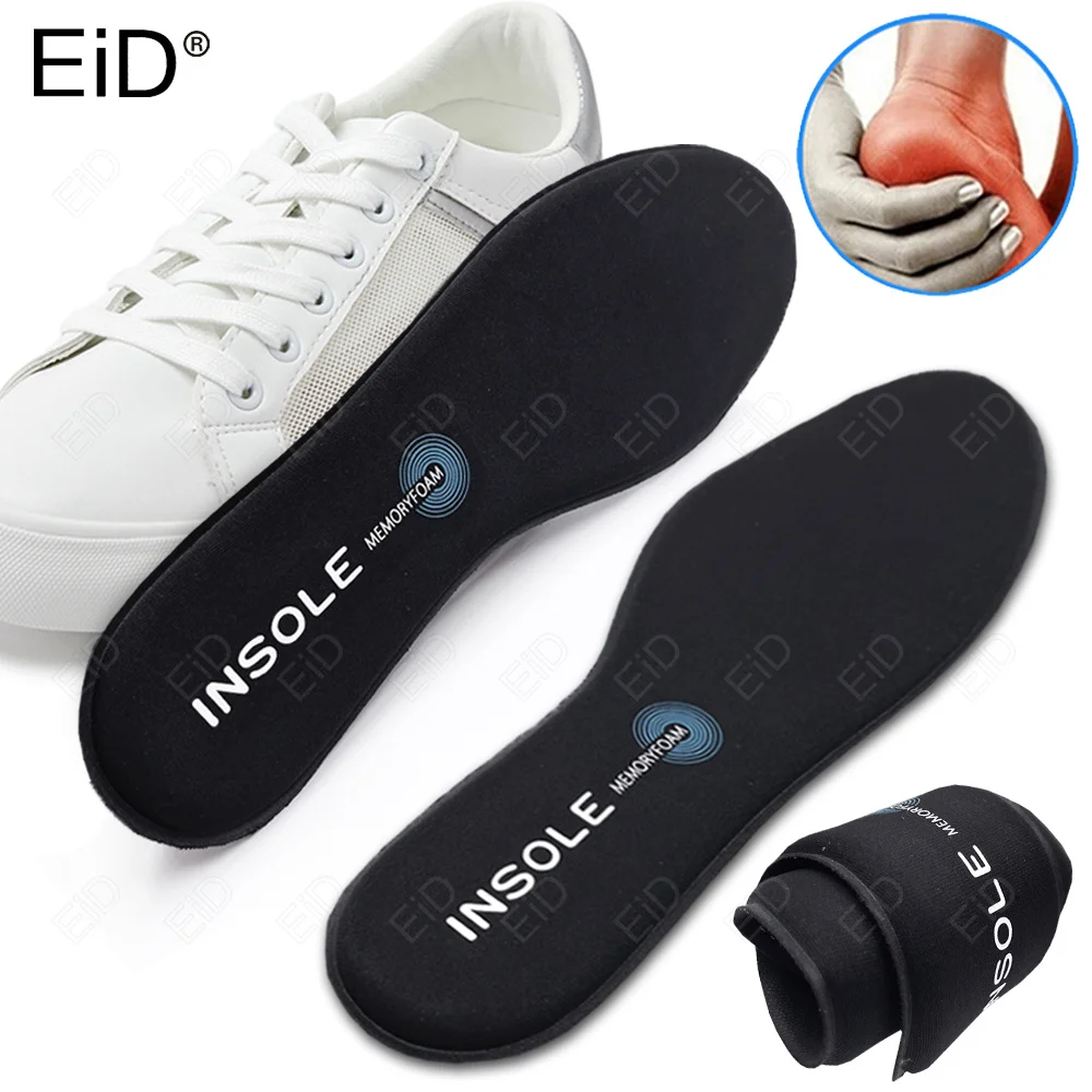 EiD Sports insoles Soft Sole High Elasticity 2025 Shoe new Pads Anti-pain Deodorant Insole Flat Arch Full Pad Heel Pad Running Insoles