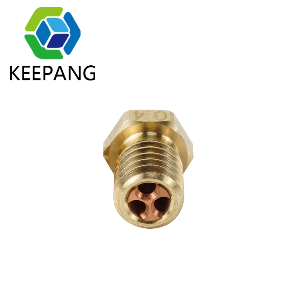 1pcs Clone CHT Nozzle E3D V6 Brass Copper Nozzles M6 High Flow Print Head1.75mm 0.4mm 0.6mm 0.8mm 1.0mm 3D Printer Parts