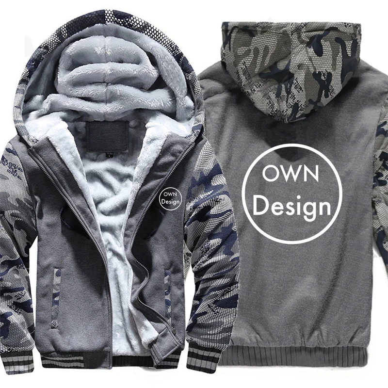 Custom Design Hoodies Men 2025 Cool Coat Thicken Make Your Design new Text Sweatshirt Mans Jacket Hoody