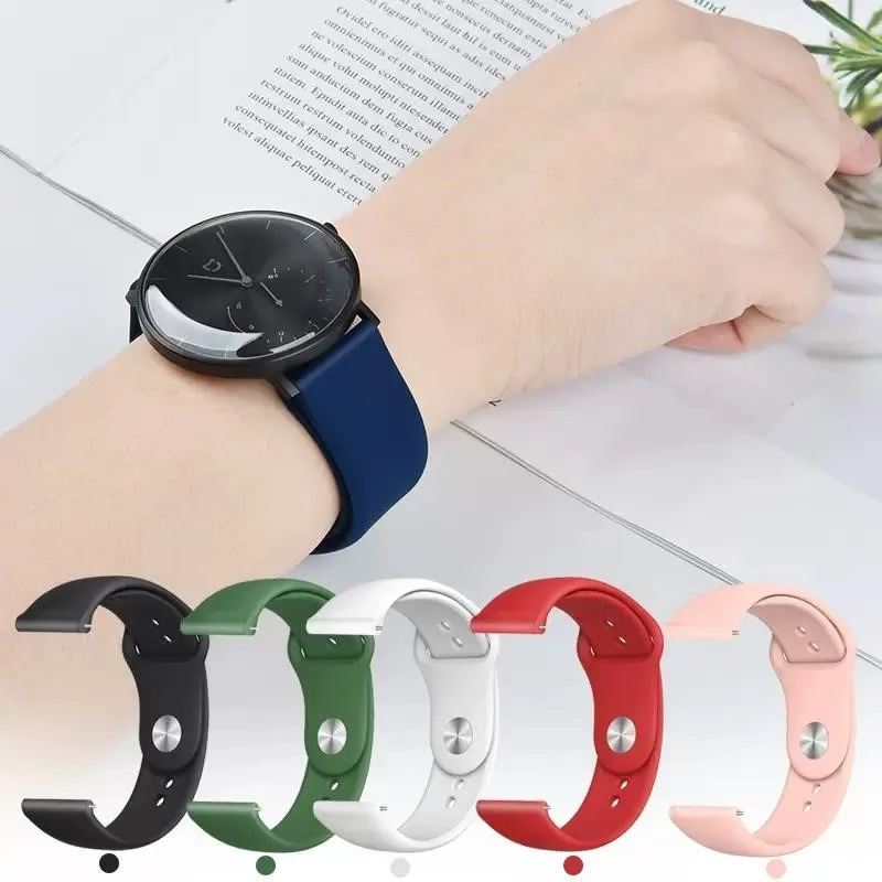Watchband for Amazfit GTS-GTR 4-3-2-2e-Mini-Pro-stratos 3 2 42/47mm Silicone Bracelet Amazfit bip-U-S-3 Pro-Lite 20mm 22mm Strap