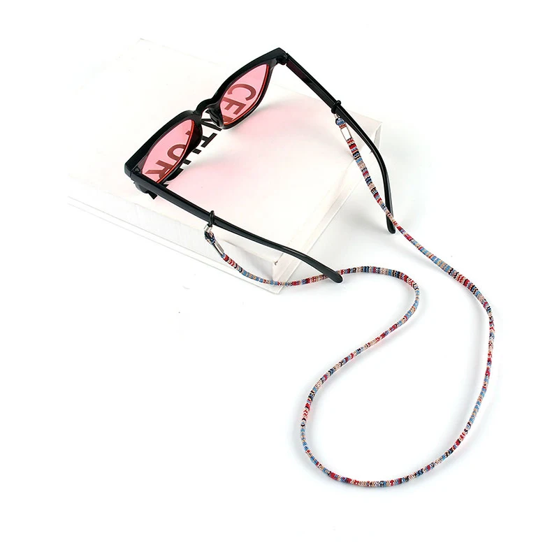 New Fabric Glasses Chain Ethnic Style Glasses Lanyard Anti-lost Useful Colorful Glasses Rope Cloth Durable Sunglasses Chain