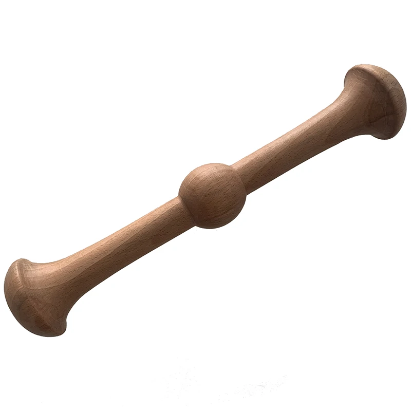 new Wooden Tai Chi Ruler Roll Stick Solid Wood Tai Chi Stick Creative 2025 Wood Exercise Equipment