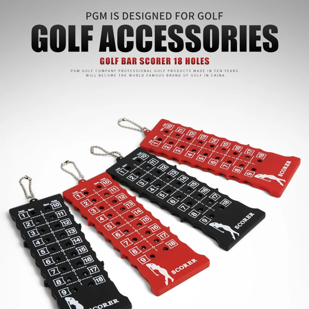 PGM Professional 18 Holes Golf Score Shot Stroke new Counter Clicker Keychain Golf 2025 Game Score Keeper Golf Sports Scoreboard