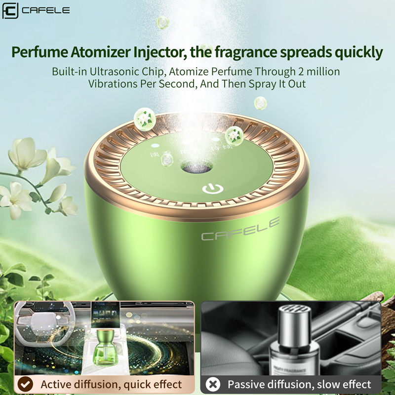 CAFELE Electric Car Air Purifier Auto Flavoring For Cars Home Interior Car Accessory Universal Car Air Freshener Aroma Diffuser