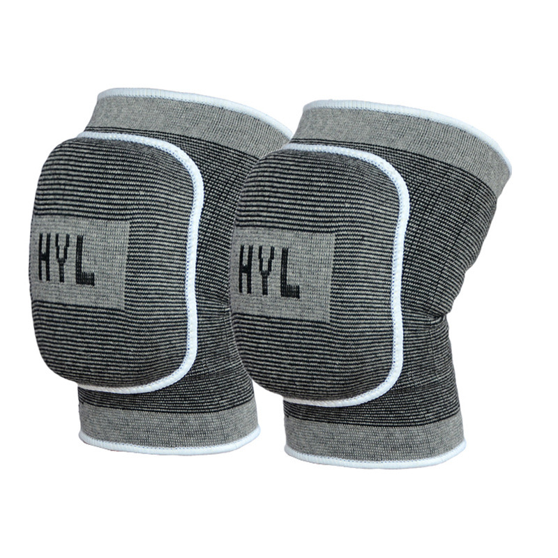 1 Pair Thickened Knitted Knee Pad Sport Sponge 2025 Knee Brace for Volleyball Dance Soccer Work Garden new Breathable Absorb Sweat Warm