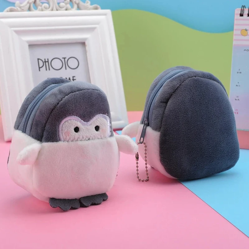 Plush Coin Bag Cute Little Penguin Mini Zero Wallet