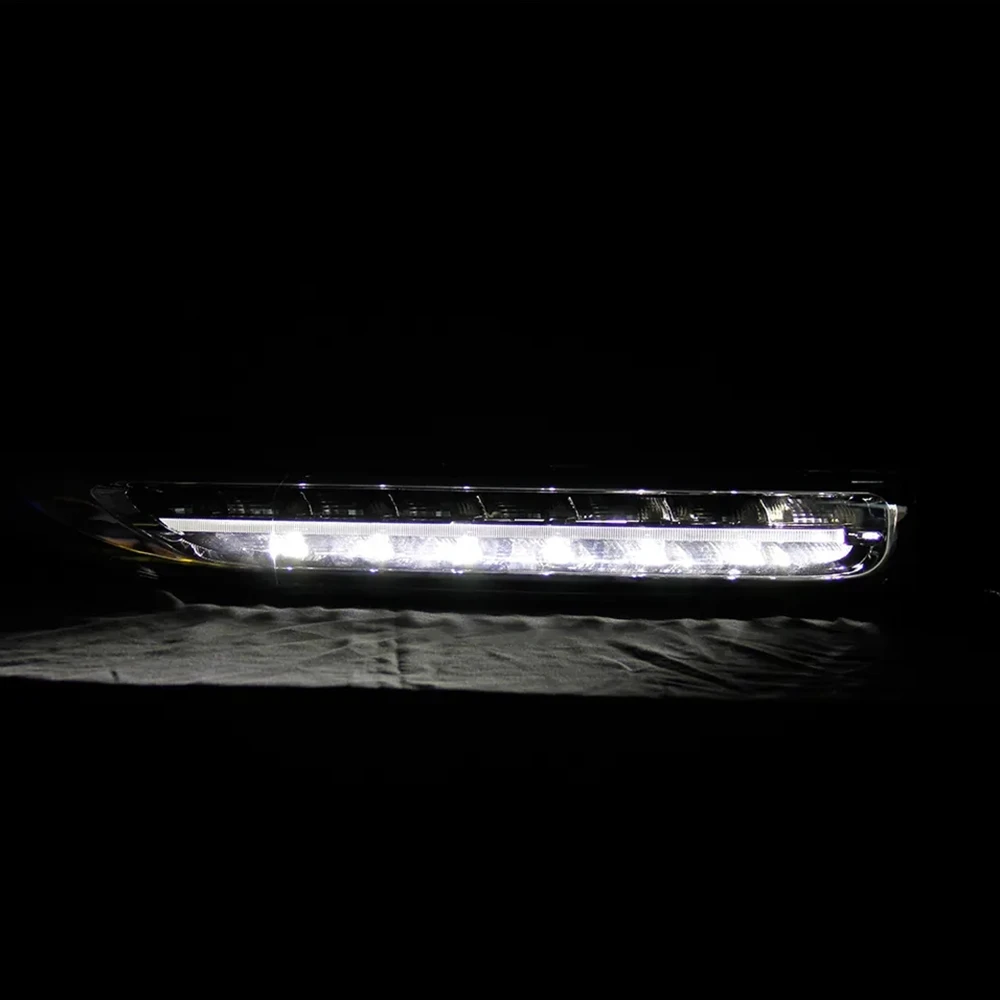 LED DRL For Porsche Cayenne 2011 Day Running Lights Front Turn Signal Light 95863118100 95863118200
