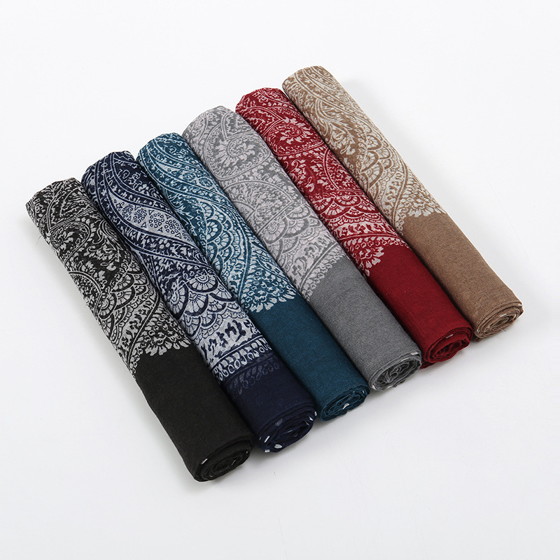 2024 New Printed Shawl Floral Voile Scarf Turban new Muslim Hijab Headscarf 2025 Wrap Bandana Bufandas Pashmina Foulard Turbante Mujer