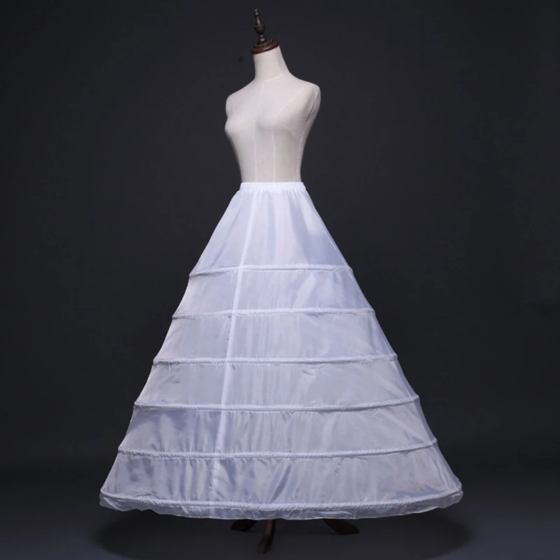 Women Crinoline Petticoat White Hoop Skirt Floor / Knee Length Ball 2025 Gown Slip Girls new Underskirt for Wedding Bridal Dress