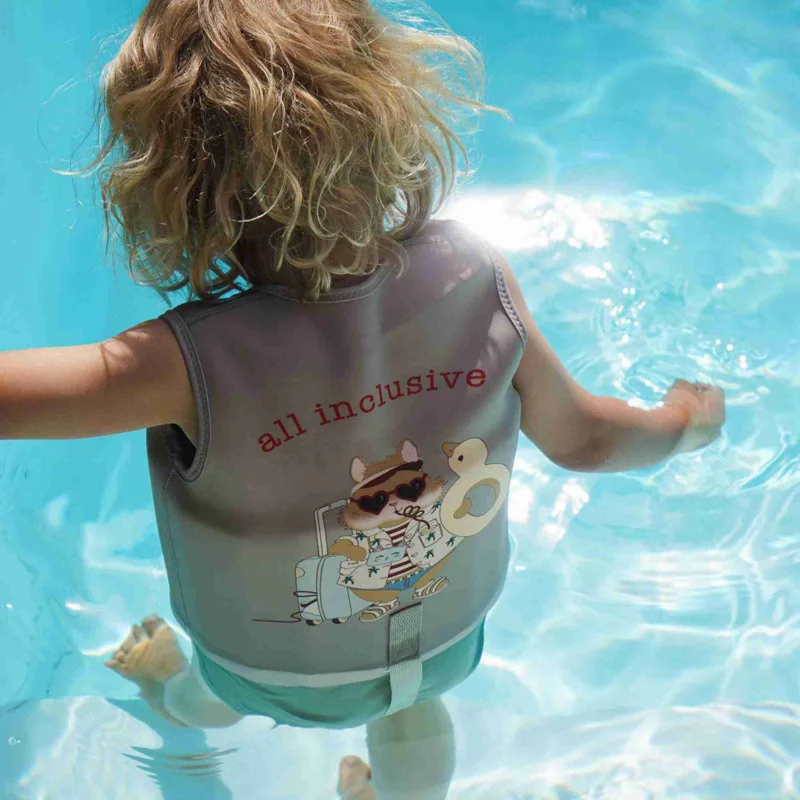 Life Jacket Children Baby Swimsuit Buoyancy Aid Vest Safety Boy Girls Drifting Surfing Floating Kids Swim Ring Snorkeling Rescue