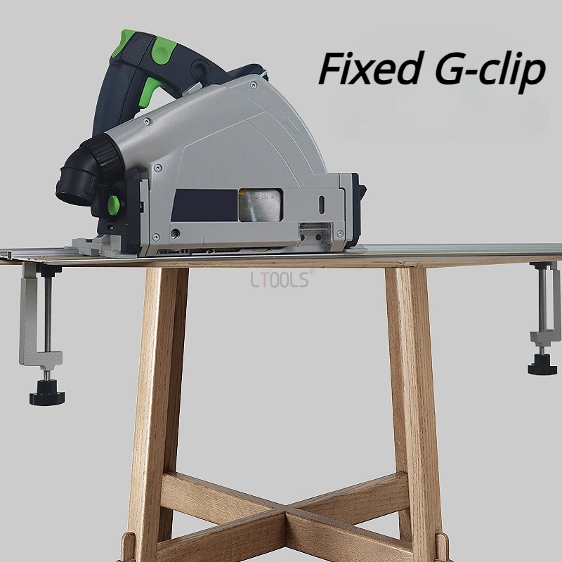 Track Saw Track Guide Rail Aluminum Extruded Guided Rails for Electric Circular Saw Track Straight Cut DIY Woodworking Tools