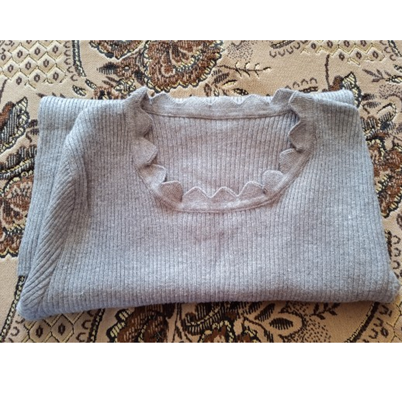 Casual Solid Sweater Women Knitted Slim White Pullover Long Sleeve Tops 2023 Autumn Winter Butterfly Neck Jumper Female 7167 50