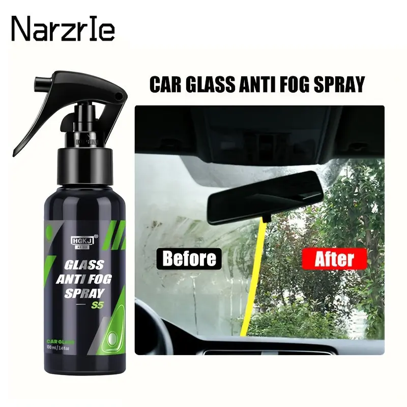Anti Fog Spray Car Defogger Glass Antifog Cleaner Coating Liquid Oil Film Removing Spray Anti-fog For Car Mirror Windows Screens