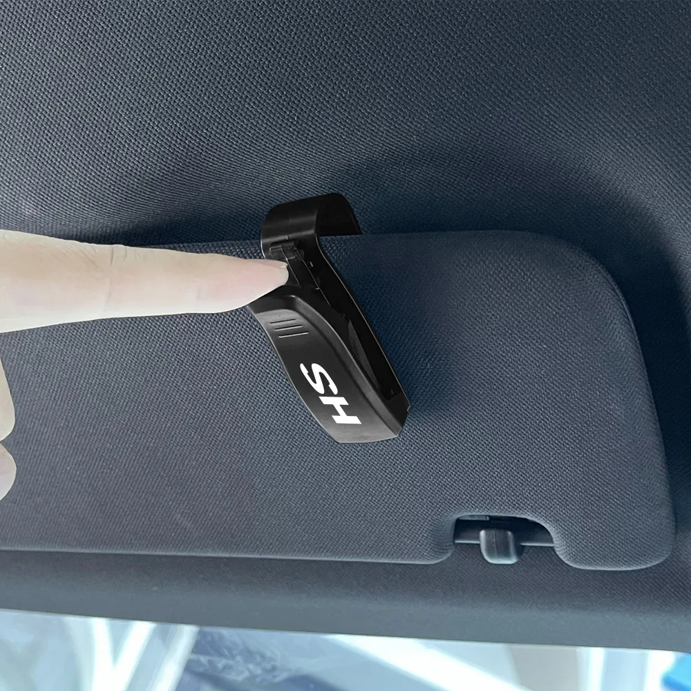 Car Sun Visor Glasses Clip Sunglass Eyeglass Storage Holder Truck Auto Interior Accessory For MG ZS HS GT HECTOR MG3 MG5 MG6 MG7
