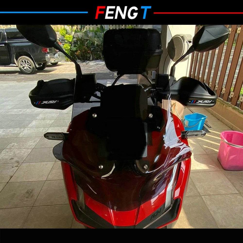 For Honda XADV X-ADV 750 X ADV 750 XADV750 Motorcycle Hand Guards Brake Clutch Levers Protector Handguard Windshield With logo