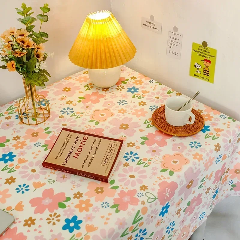 Desk Bedside Cabinet Coffee Table Cover Velvet Table Cloth Toalha De Mesa Para Festa Korean Room Decor TRJX01