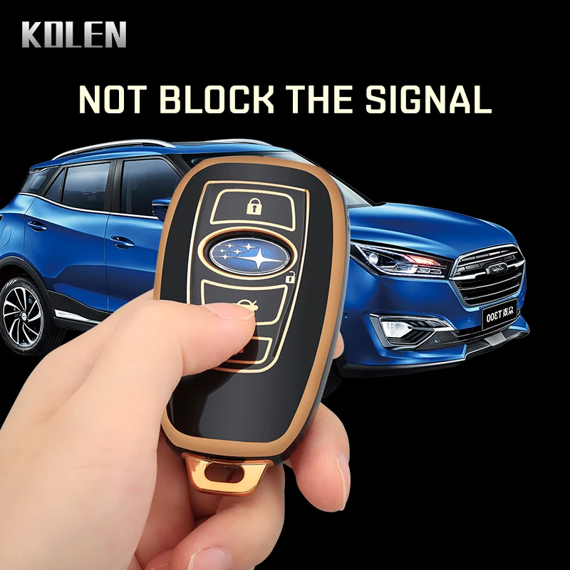 New TPU Car Smart Key Case Cover Shell Fob For Subaru new BRZ XV SV Forester Legacy Outback Crosstrek Impreza 2025 Ascent Accessories