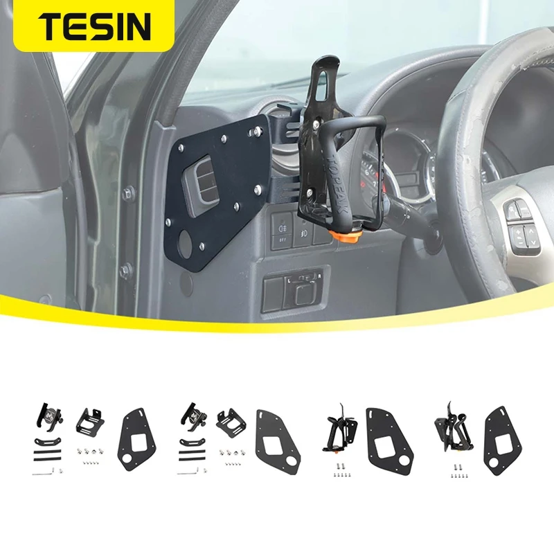 Car Air Conditioning Vent Outlet Water Bottle Cup Phone Holder For Suzuki Jimny 2007-2017 Drink Holders Interior Accessories
