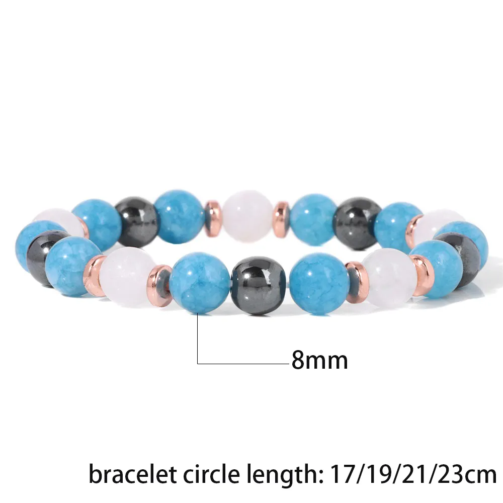 Natural Stone Green 2025 Aventurine new Beads Bracelet Men Hematite ite Energy Bracelets Women Quartz Reiki Fine Jewelry Gifts 8mm