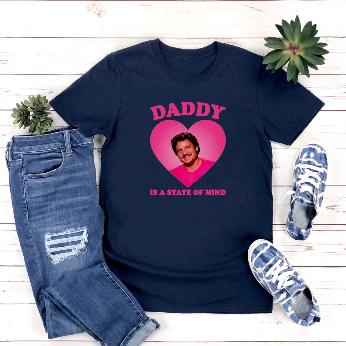 Daddy Is A State of Mind 2025 T-shirt Pedro Pascal T Shirt Funny Graphic T Shirts Short Sleeve Tees I'm Your new Daddy Tshirt Casual Top