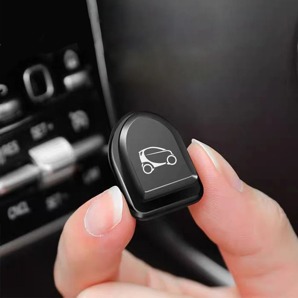 4PCS Car Mini Sticky Hooks Self Adhesive Convenience Hook For Smart Eq Fortwo Forfour 453 451 452 450 Roadster Car Accessories