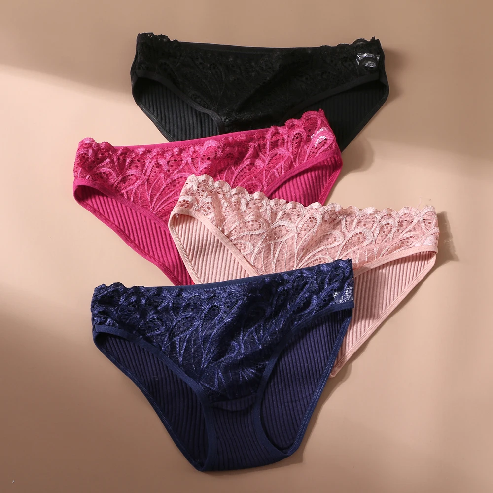 3PCS/lot Cotton 2025 Panties Women Comfortable Underwear Sexy Low-Rise Underpants Female Lingerie Big Size new Ladies Briefs Underwears