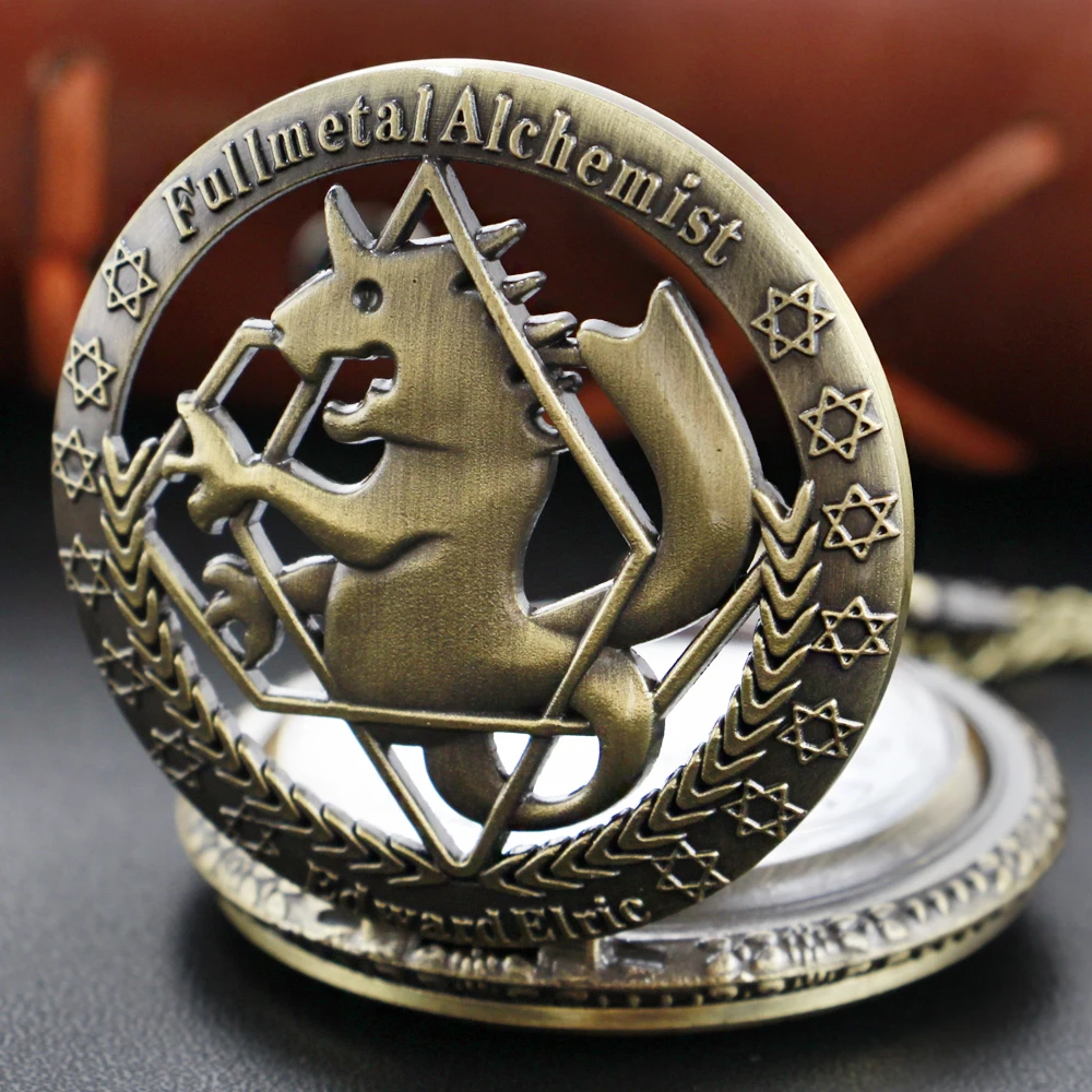 Alchemist Hollow Steampunk Quartz new Pocket Watch 2025 Bronze Case Necklace Pendant Clock Chain Men's and Women's Christmas Gift Reloj