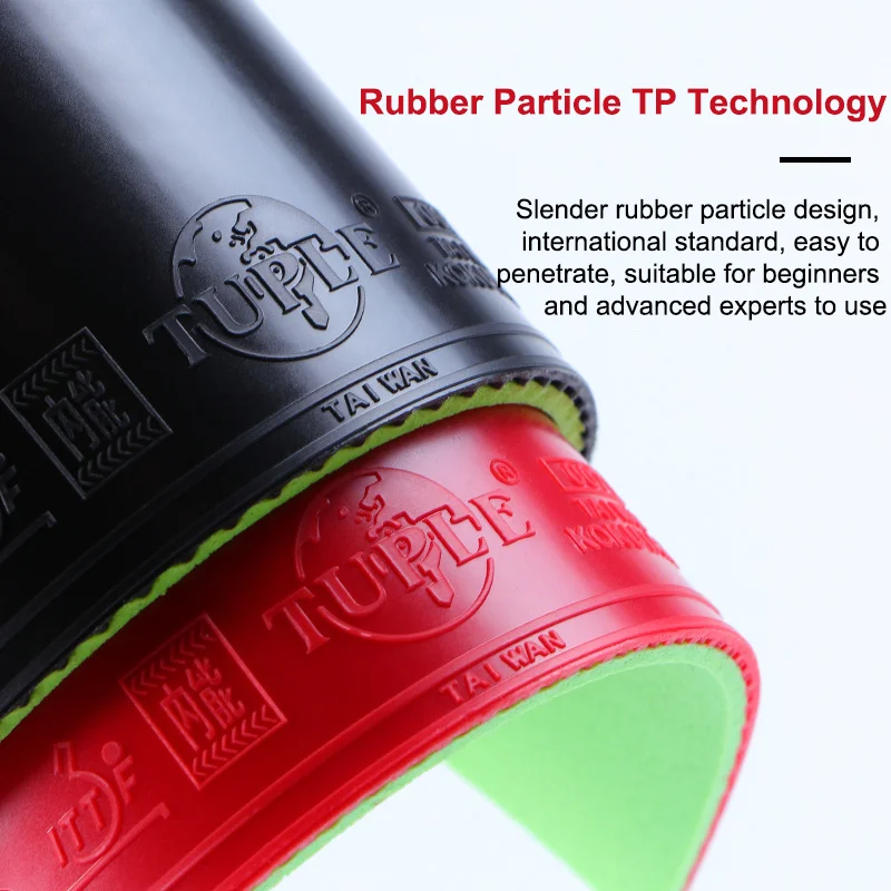 KOKUTAKU INFINITE Table Tennis Rubber Pips-in Internal Energy Ping Pong Racket Rubber with Large Aperture Green Cake Sponge