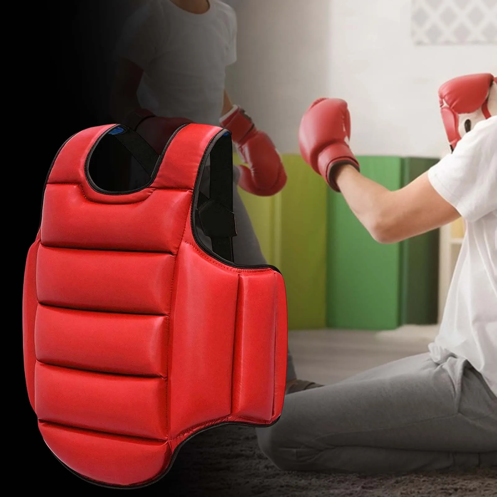 Taekwondo Protector Vest Rib Shield Armour Protector Body Mma Karate Chest Guard for Muay new Thai 2025 Heavy Punching Kickboxing Sanda