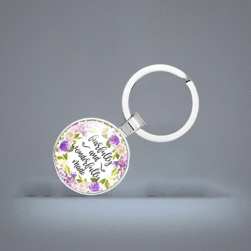 17 Styles Bible Verse Key Chain Women Men Keyrings Keychains Car Key Holder Scripture Quote Faith Jewelry Gift Keyf