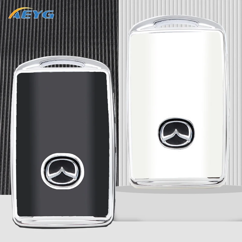 New 2025 TPU Car Remote Key Case Cover Shell new For Mazda 3 Alexa CX30 CX-4 CX5 CX-5 CX8 CX-8 CX-30 CX9 CX-9 Protector Fob Accessories