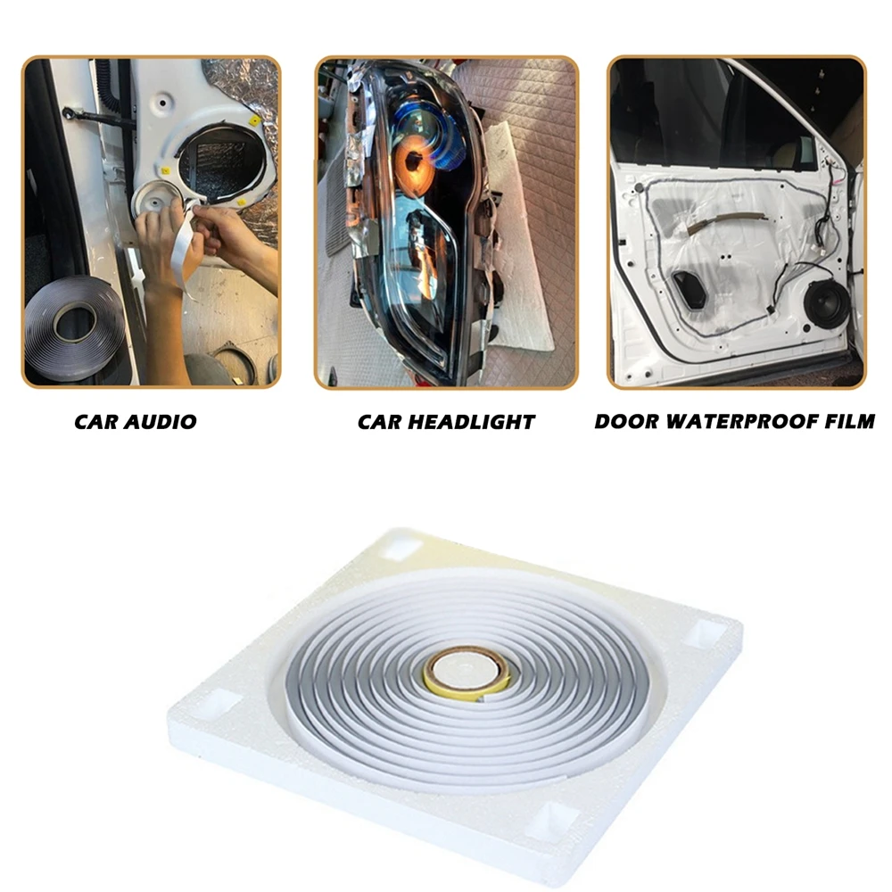 177 Inch Butyl Rubber new Car Headlight Sealant Windshield Sealing Solid Glue Interior 2025 Shock Absorbing Horn Cushioning Accessories