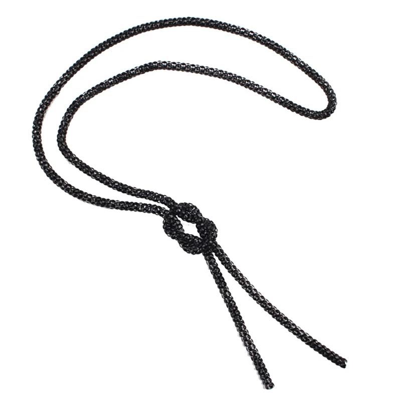 New Women Simple Sweater Chain 2025 Choker new Necklaces Vintage Long Knot Knotted Sweater Chain Necklace For Female Bohemian Jewelry