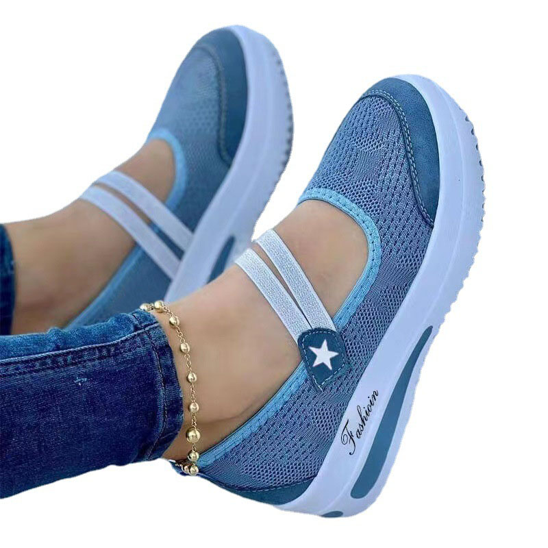 2023 Mesh Breathable Platform Sneakers new Women Casual Shoes 2025 Hollow Outdoor Platform Walking Shoes Woman Tennis Shoes Zapatos Mujer