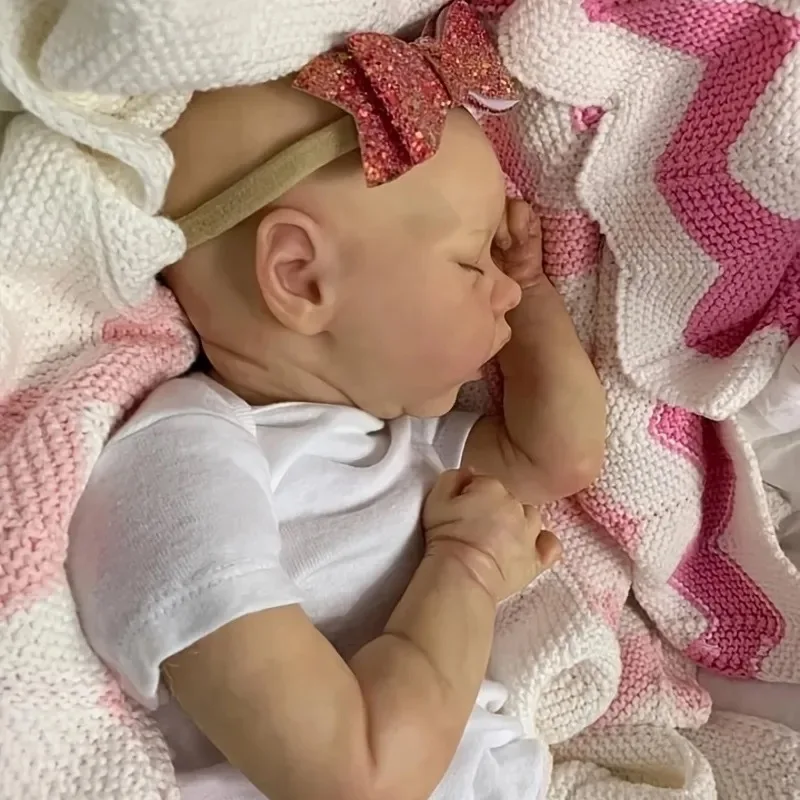 OtardDolls 16" Twins A Reborn Baby Dolls 3D Painted Realistic Bebe Newborn Baby Toys For Children's Gifts