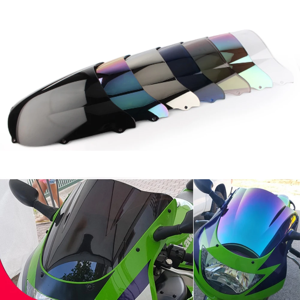 Motorcycle Windscreen Covers Screen Motorbikes Deflector Windshield For Kawasaki Ninja 636 ZX6R ZX-6R ZX 6R 1998 1999