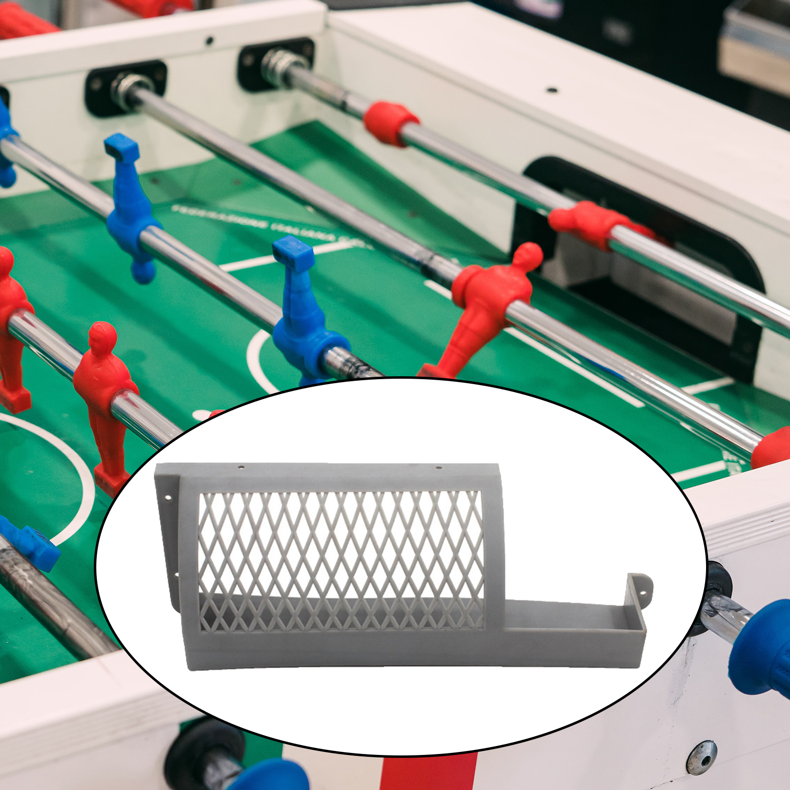 Foosball Table Goal Replacement Football Tabletop Board Game Table Decor Mini Soccer Goal Net for Game Room Party Playing Sports
