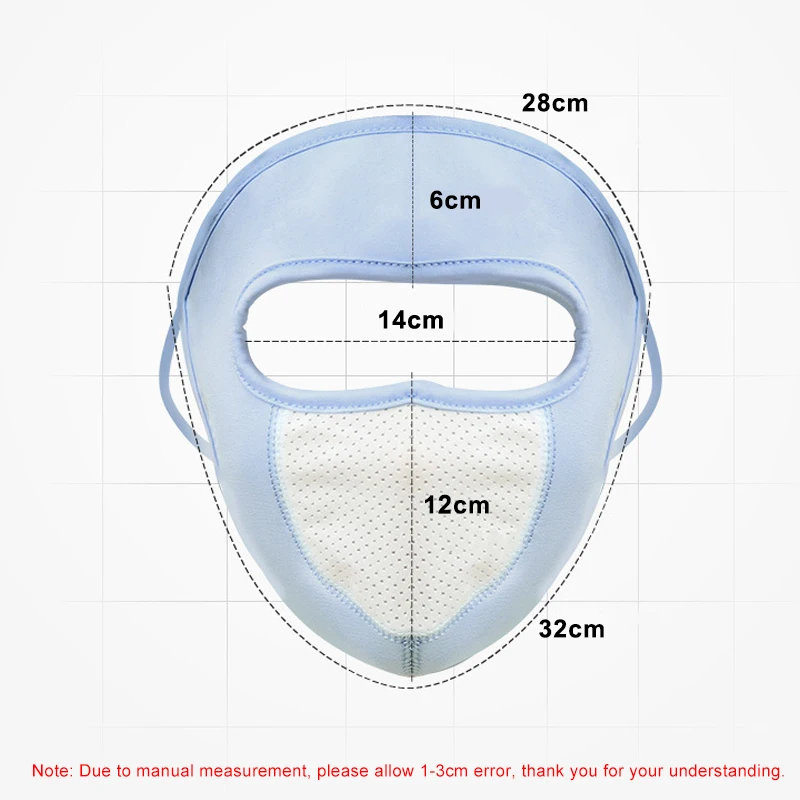 Ice Silk Sunscreen Mask Outdoor Sports 2025 Anti-UV Face Mask new Cycling Breathable Anti-dust Face Cover Women Girls Hanging Ear Mask