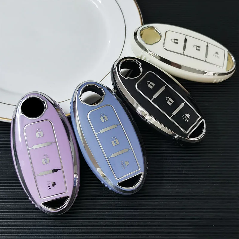 TPU Car Remote Key Case Cover Shell for Nissan Qashqai X-Trail T32 T31 Juke J10 J11 Kicks Tiida Pathfinder Note for Infiniti