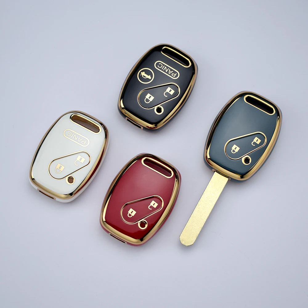 2025 2 3 4 Buttons TPU Car Key Case Cover for Honda Fit CIVIC new JAZZ Pilot Accord CR-V Freed Freed Pilot StepWGN Insight Key Shell