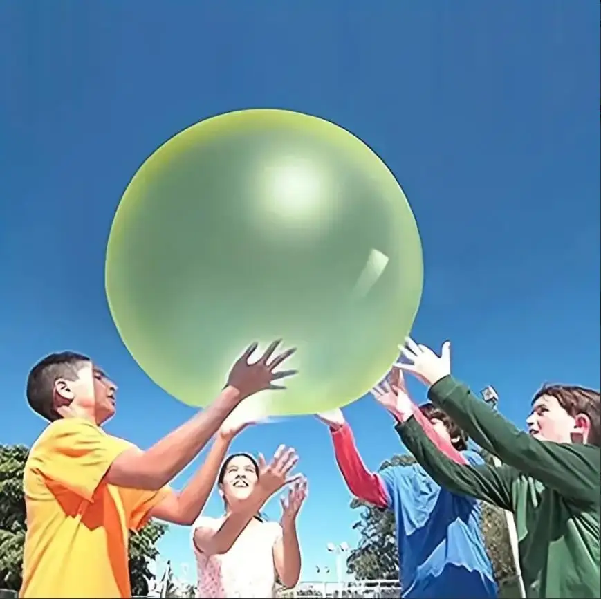 Bubble Ball, Giant Elastic Water-filled Ball TPR Interactive Swimming Pools Toy Water Filled Ball Water Balloons for Beach