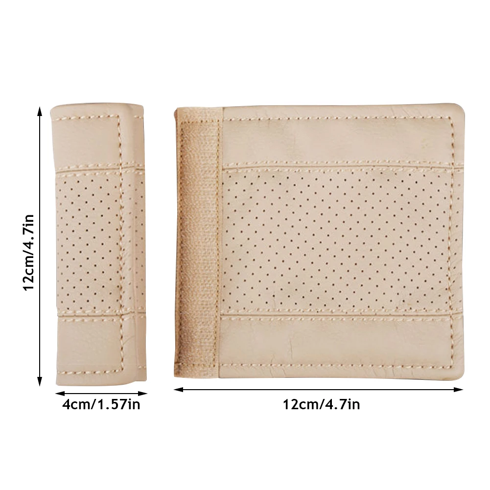 1pcs Car Interior Handle Protector Covers Inner Door Armrest Panel Pull Trim Beige Black Auto Left Right Door Roof Covers Plush