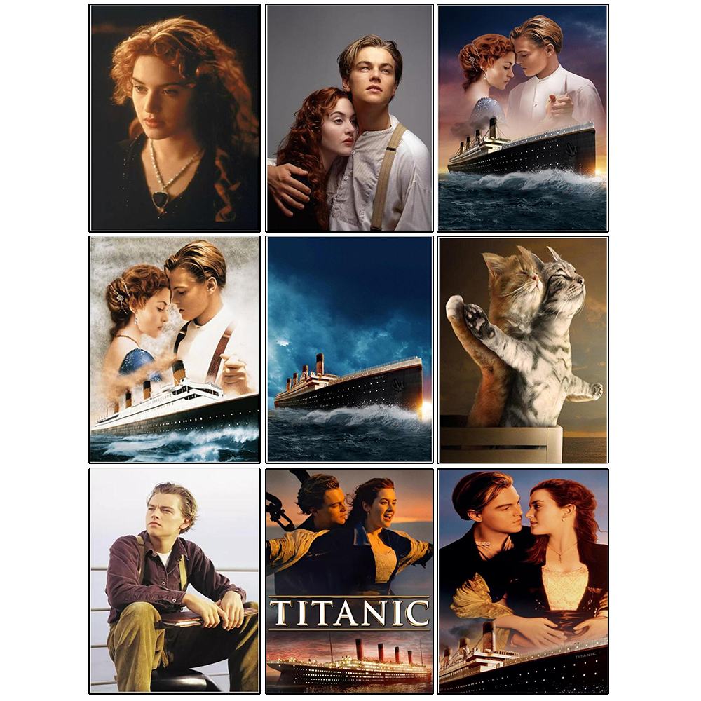 Full Square/Round Drill 5D DIY Diamond Painting Titanic Romantic love story Embroidery Cross Stitch 5D Home Decor Gift