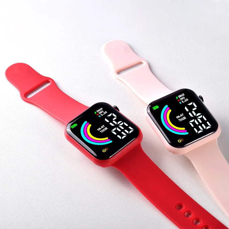 Child Watch Ultra Light LED Digital Watch For Kids Boy 2025 Girl Sports Silicone Wristband Electronic Clock new Relogio Infantil