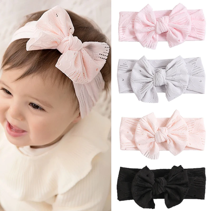 Baby Girl Headband Soft Elastic Soft Bow Headbands Cute Baby Head Band Hair Bands For Newborns Bowknot Baby Hair Accessories